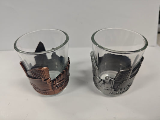 Verre Shooter Souvenir Antananarivo – Modèle Métal Relief 3D