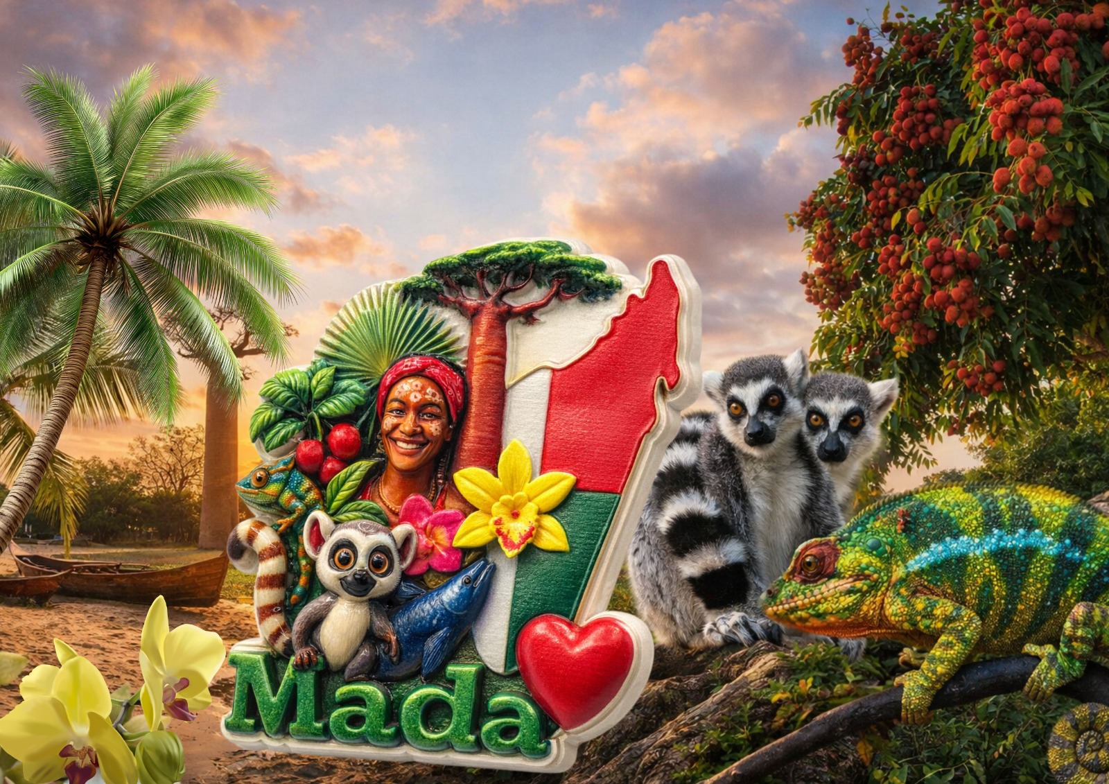Souvenir 3D Madagascar